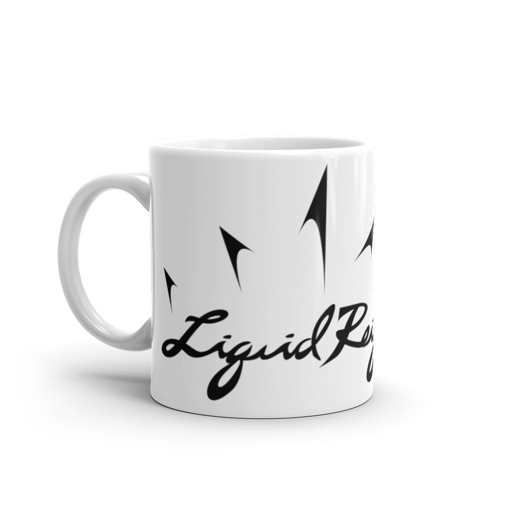 Liquid Reigns - White glossy mug