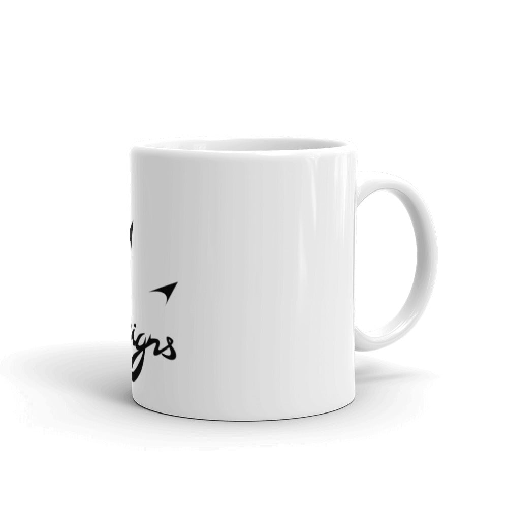 Liquid Reigns - White glossy mug