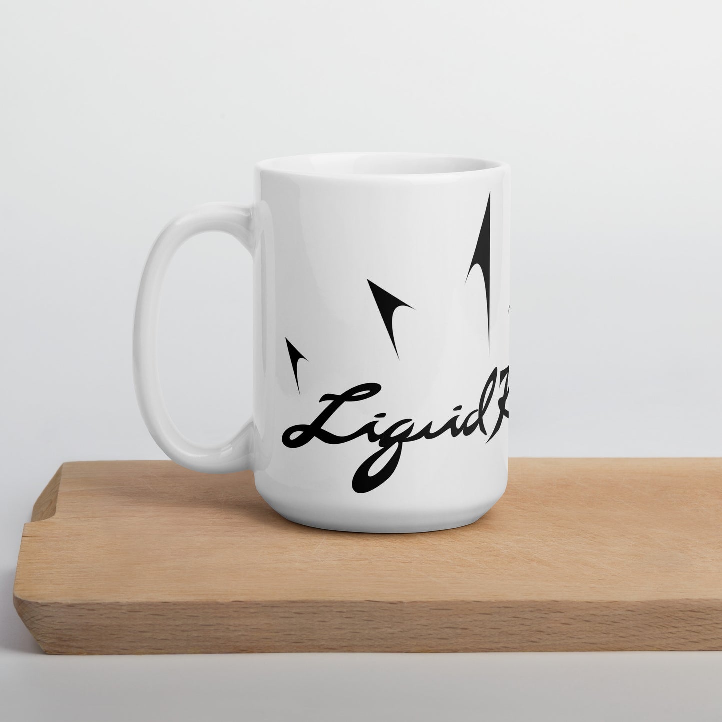 Liquid Reigns - White glossy mug