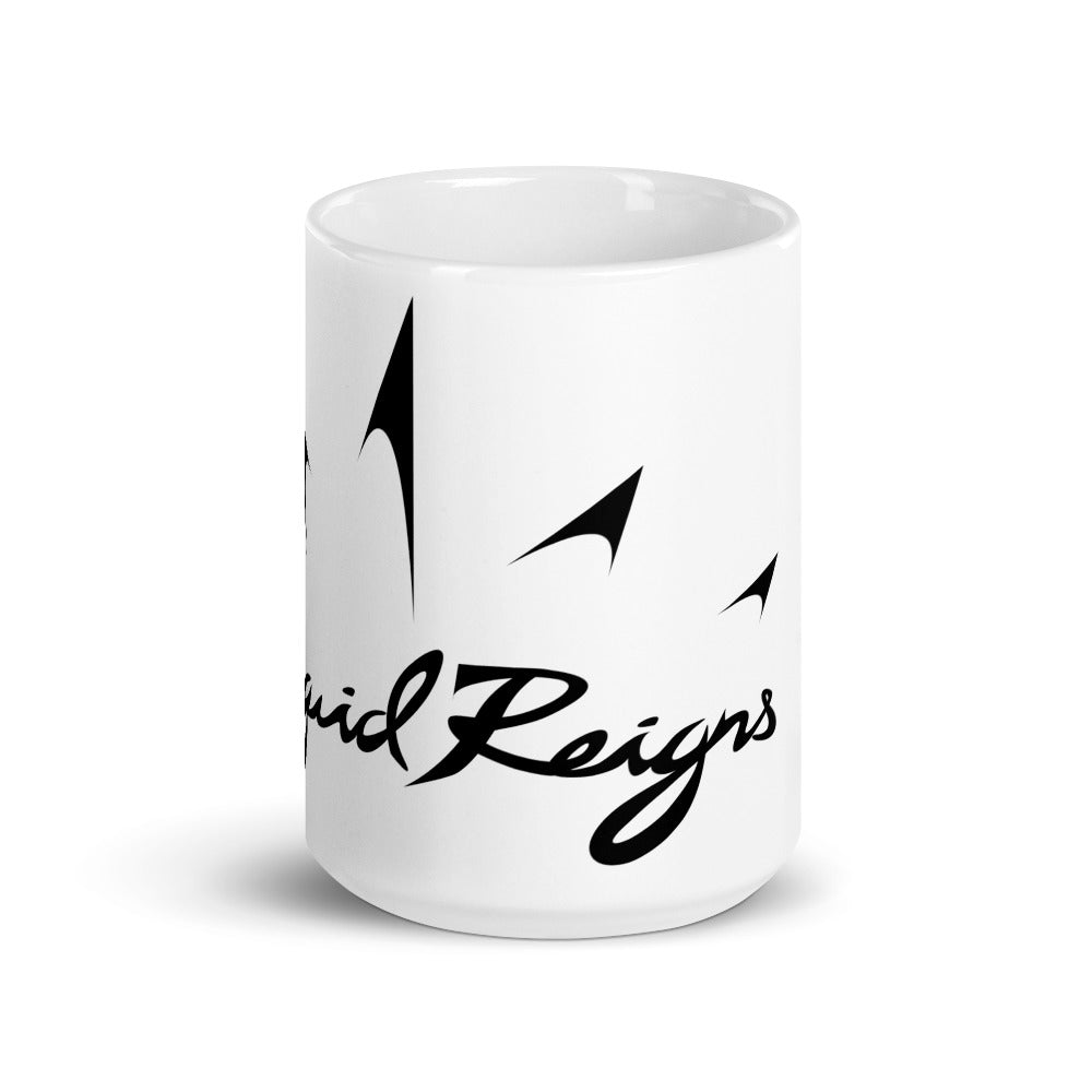 Liquid Reigns - White glossy mug