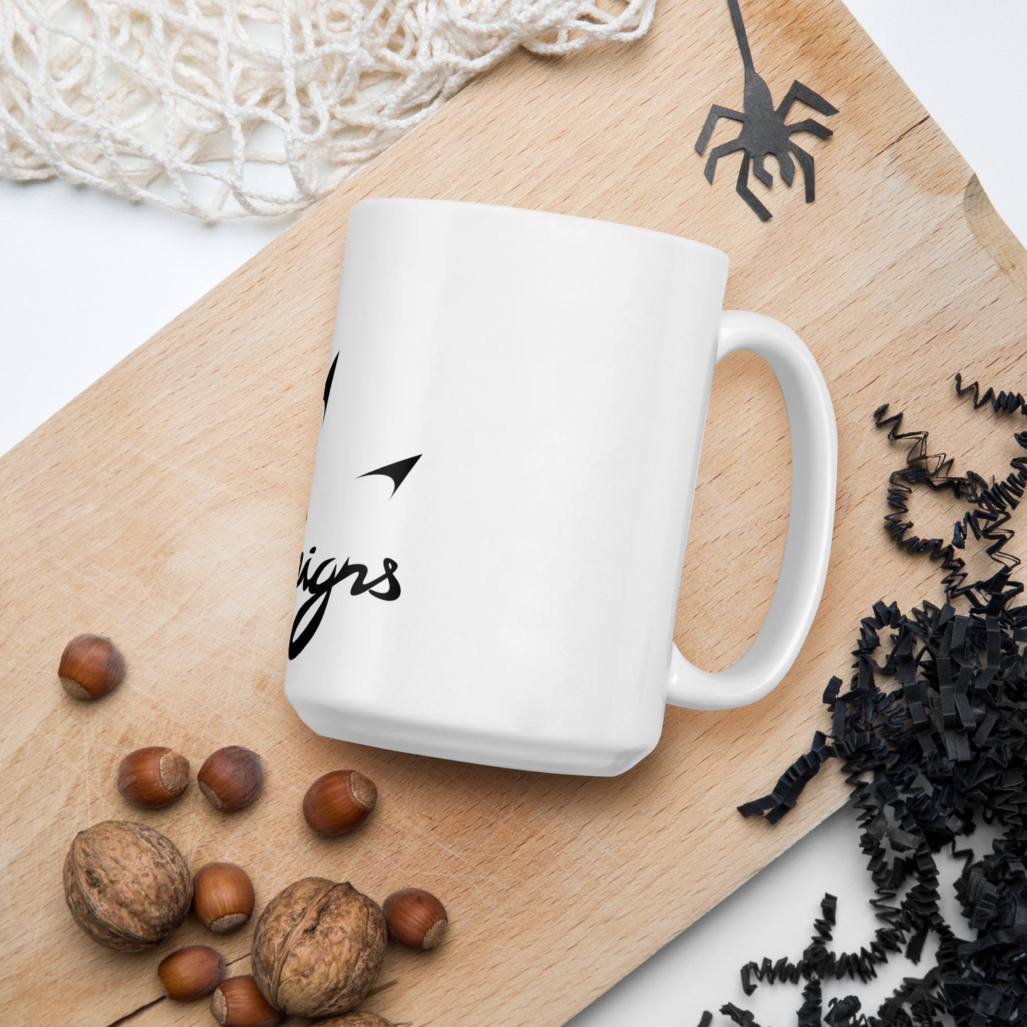 Liquid Reigns - White glossy mug