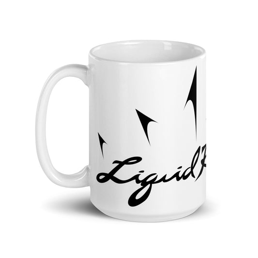 Liquid Reigns - White glossy mug