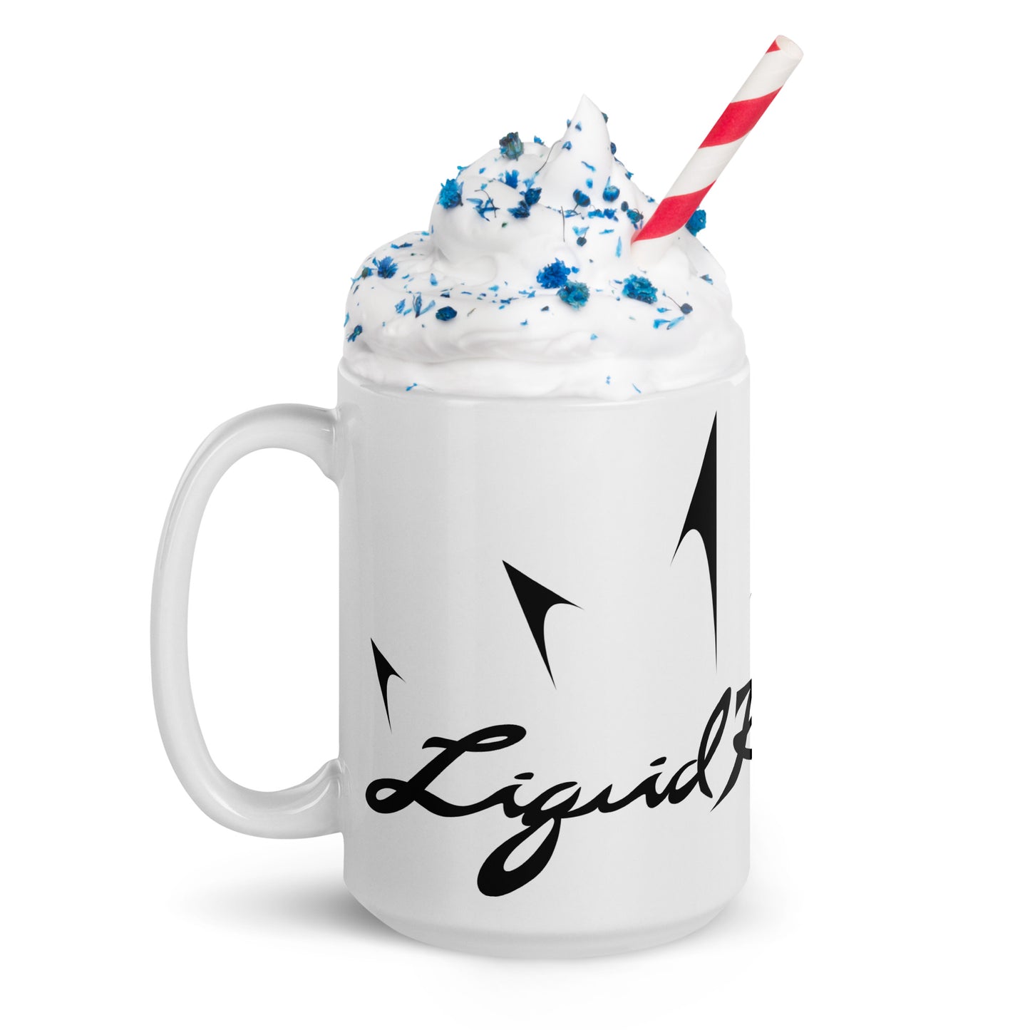 Liquid Reigns - White glossy mug