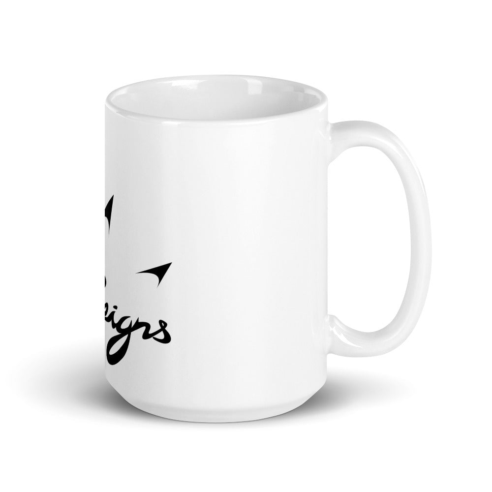 Liquid Reigns - White glossy mug