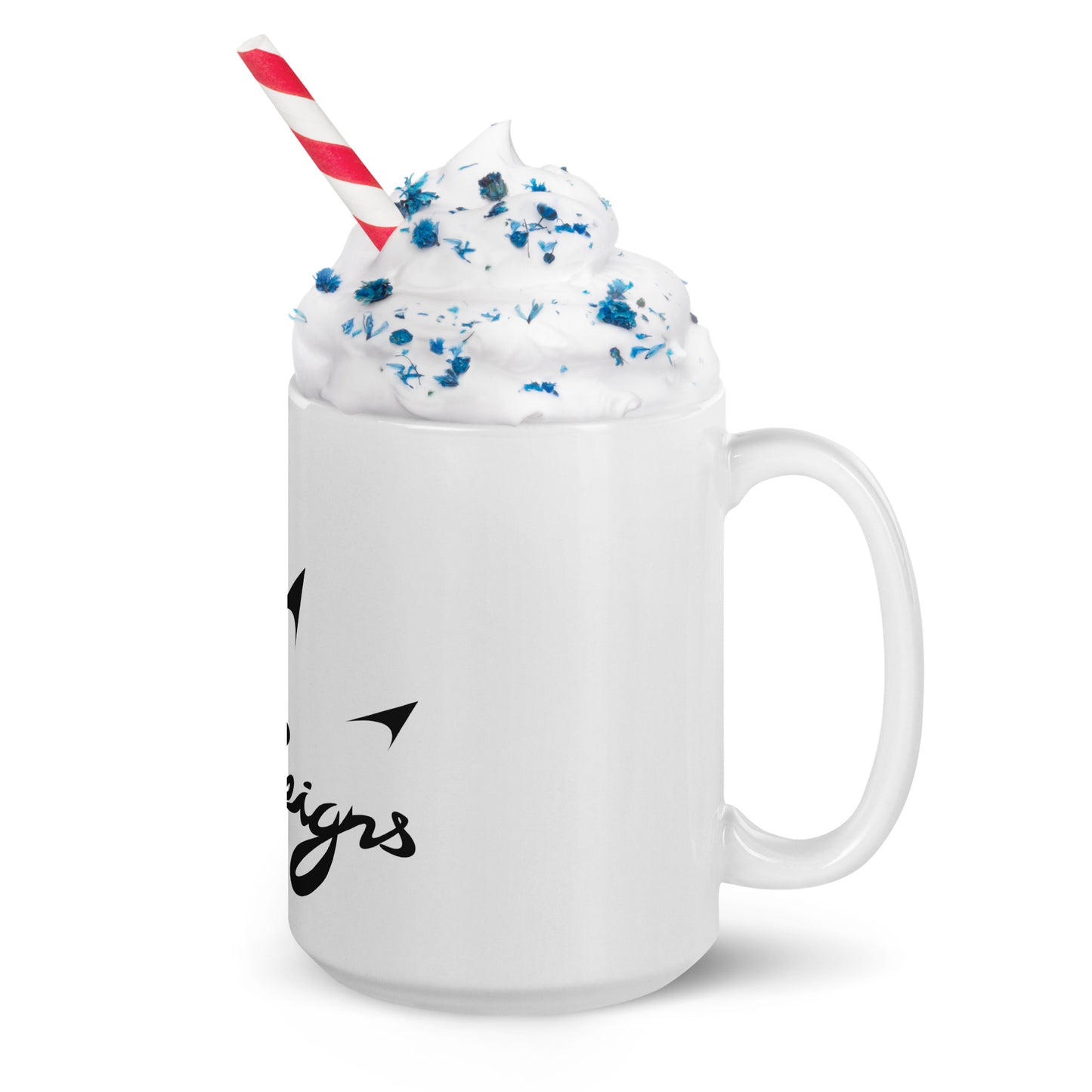 Liquid Reigns - White glossy mug